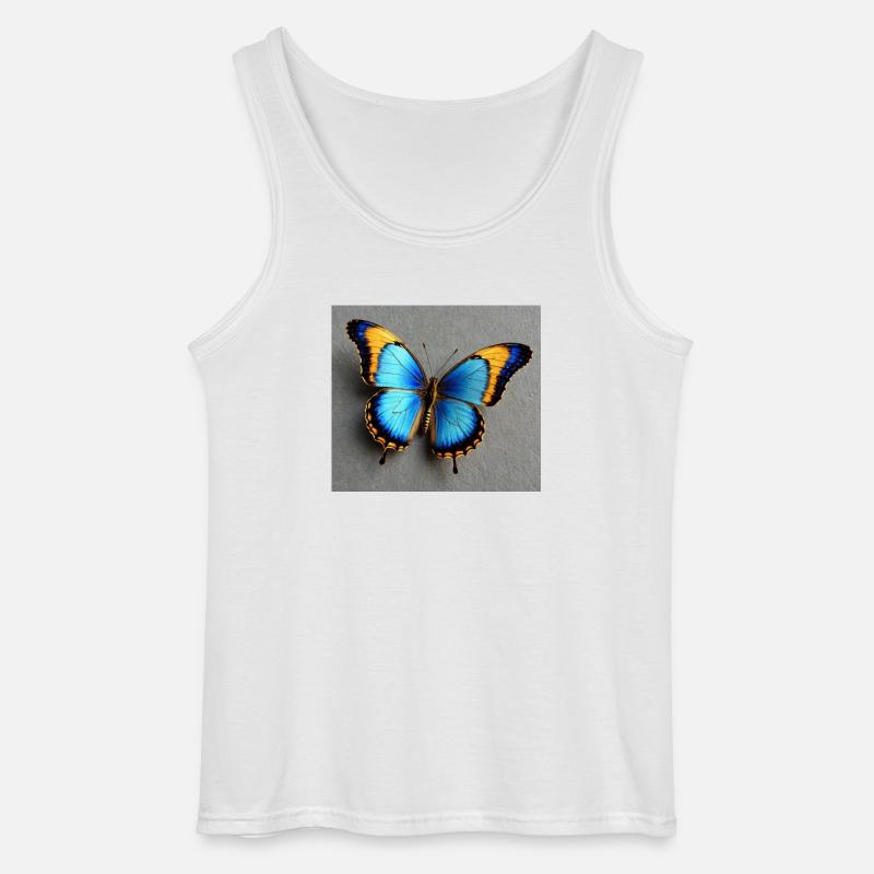 Papillon - Gildan Männer Tank Top - Weiß