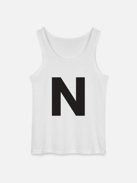N - Gildan Men’s Tank Top - white