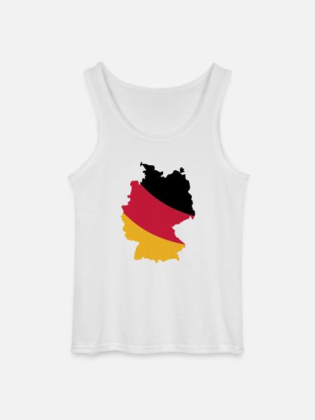 Germany - Gildan Men’s Tank Top - white