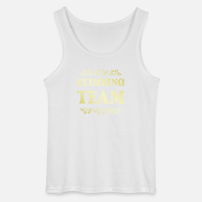 Climbing Team - Gildan Männer Tank Top - Weiß