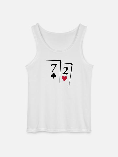 Poker Karten - Gildan Men’s Tank Top - white
