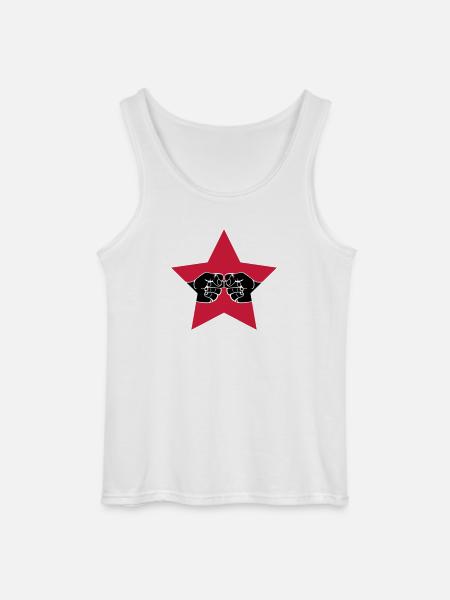 stern_faust_2 - Gildan Männer Tank Top - Weiß