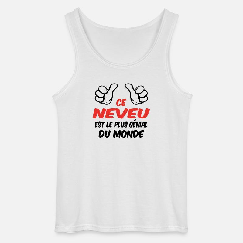 BESTER NEFFE - Gildan Männer Tank Top - Weiß