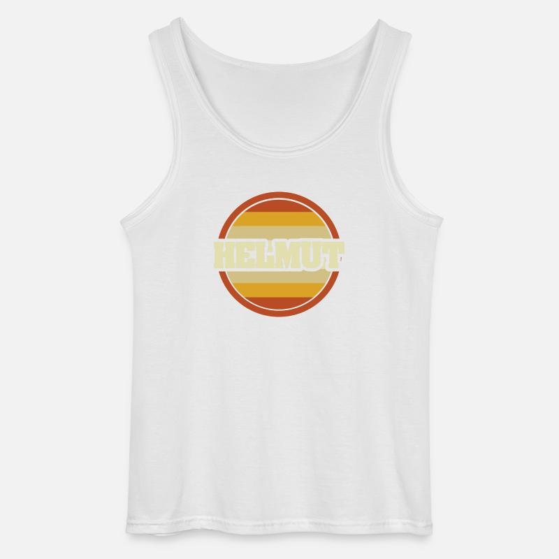 Helmut - Gildan Männer Tank Top - Weiß