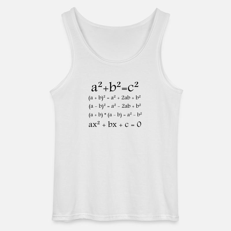 Mathematik / Math / Formel - Gildan Männer Tank Top - Weiß