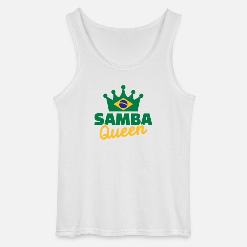 Samba - Gildan Männer Tank Top - Weiß