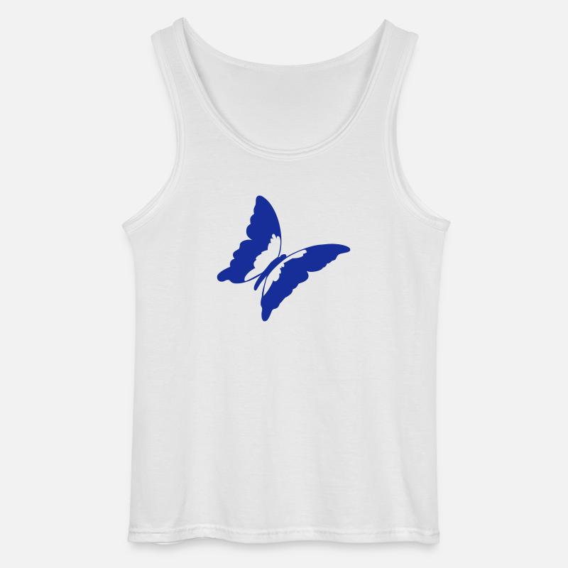 butterfly_01 - Gildan Männer Tank Top - Weiß