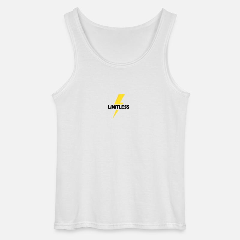 ⚡️ LIMITLESS ⚡️ - Gildan Männer Tank Top - Weiß