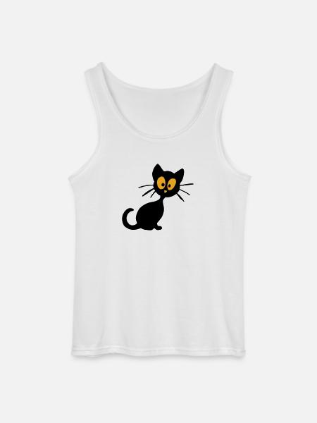 Kätzchen - Gildan Männer Tank Top - Weiß