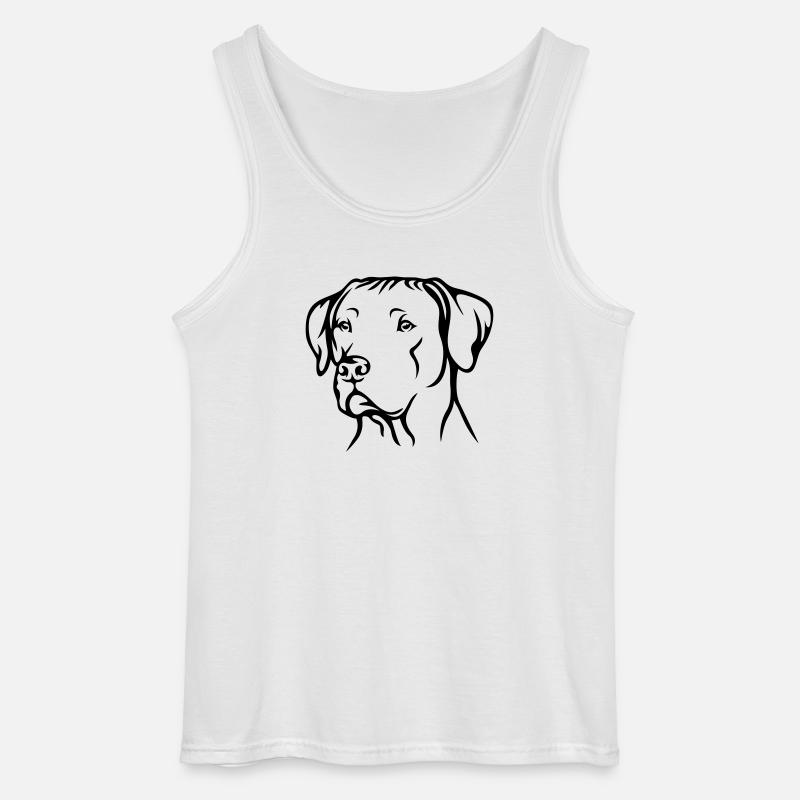 Rhodesian Ridgeback - Gildan Männer Tank Top - Weiß