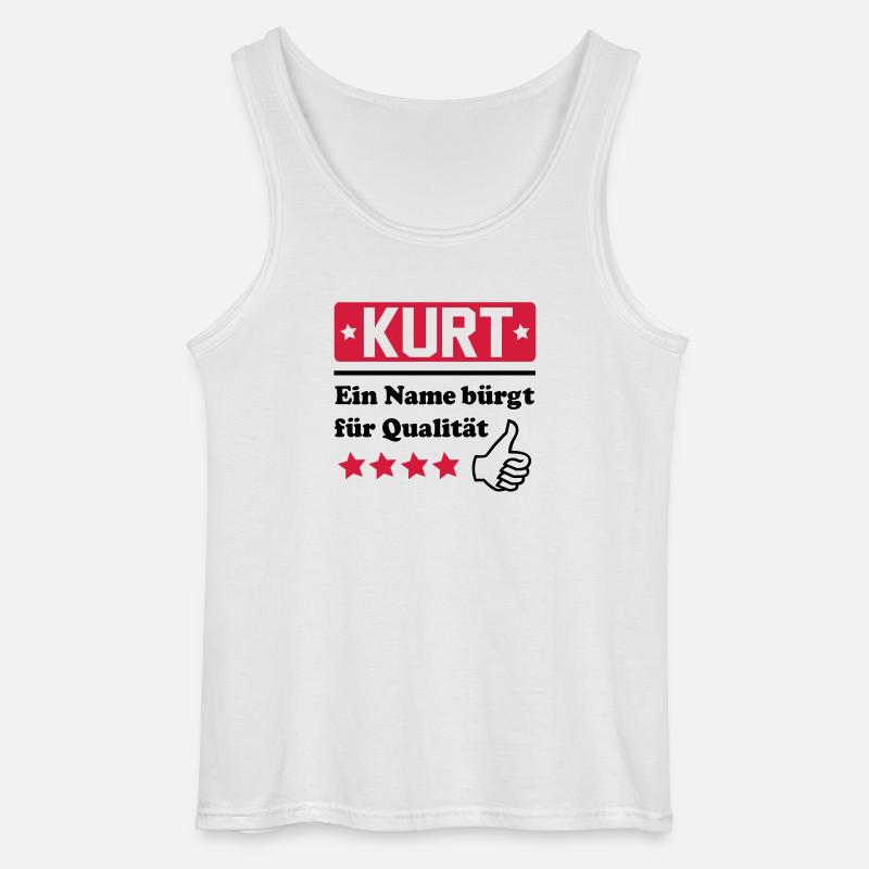 kurt - Gildan Männer Tank Top - Weiß