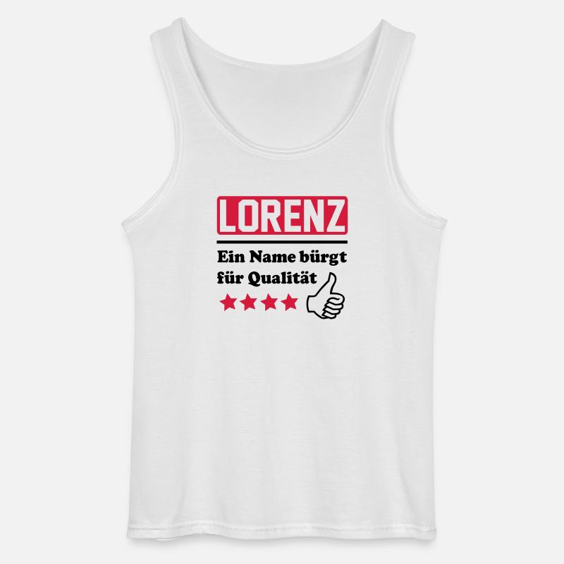 lorenz - Gildan Männer Tank Top - Weiß