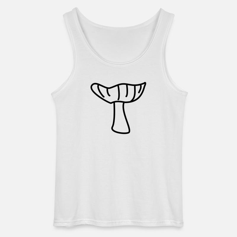 Pilz - Gildan Männer Tank Top - Weiß