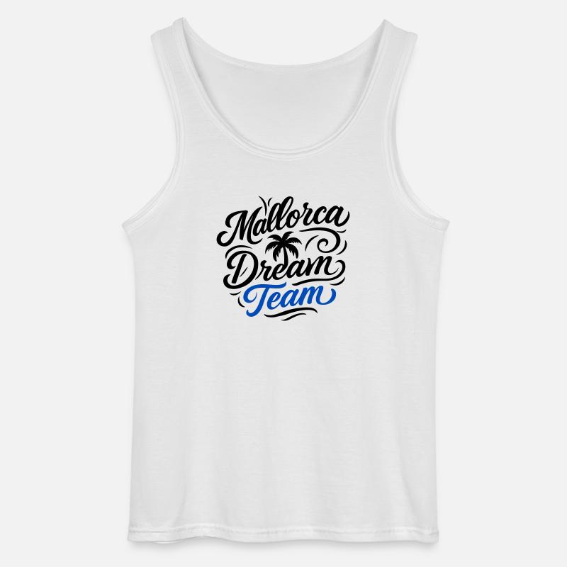 Mallorca Dream Team - Gildan Männer Tank Top - Weiß