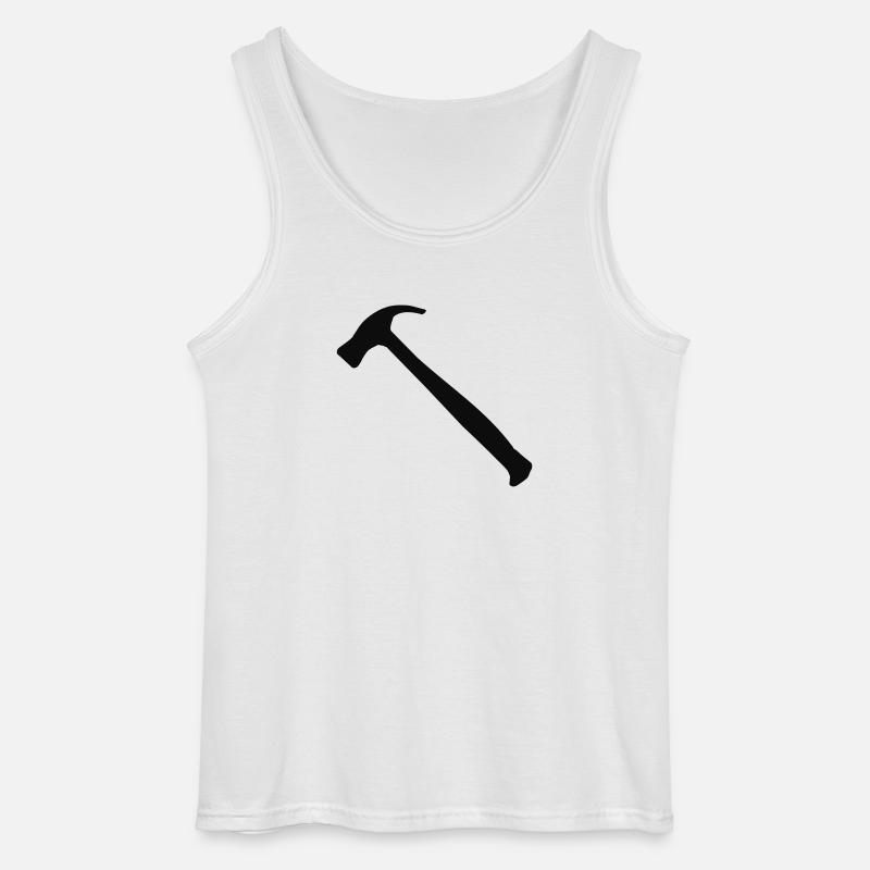 Hammer - Gildan Männer Tank Top - Weiß
