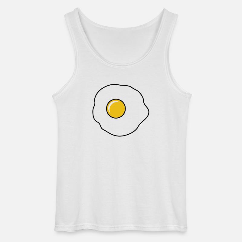 Spiegelei - Gildan Männer Tank Top - Weiß