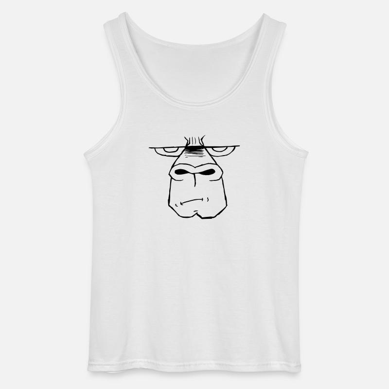 Ape - Gildan Männer Tank Top - Weiß