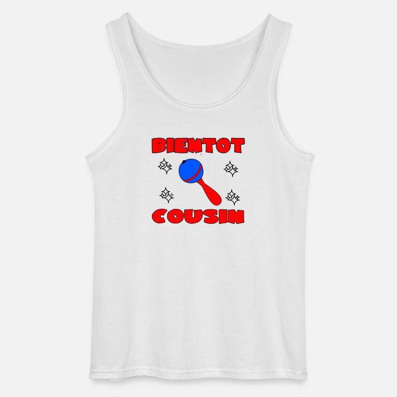 BALDIGER COUSIN - Gildan Männer Tank Top - Weiß