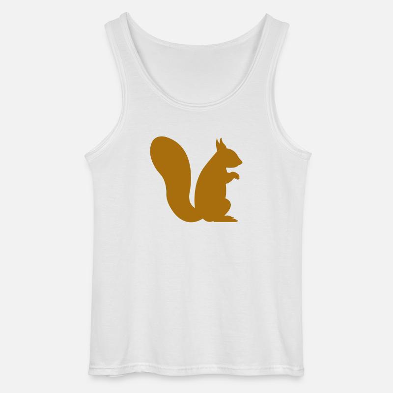 eichhörnchen - Gildan Männer Tank Top - Weiß