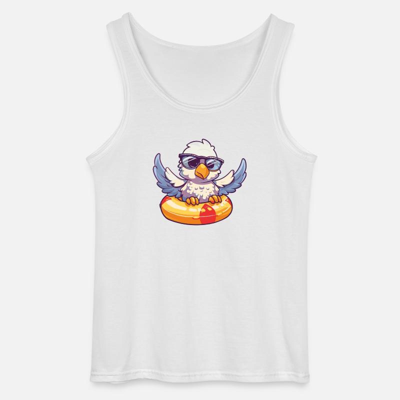 Eagle Comic Cool - Gildan Men’s Tank Top - white