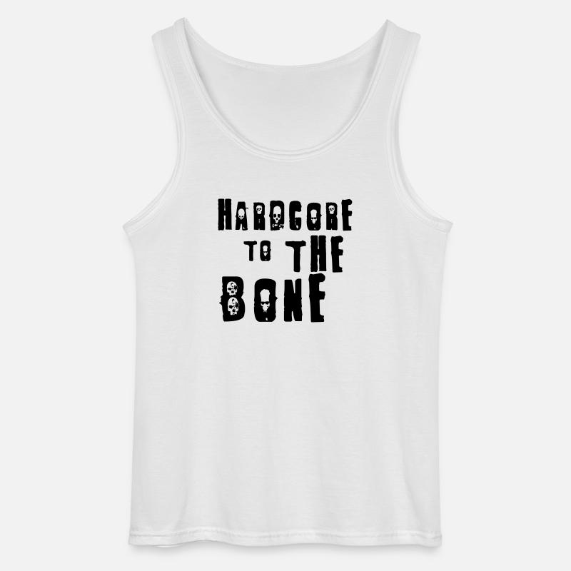 Hardcore - Gildan Männer Tank Top - Weiß