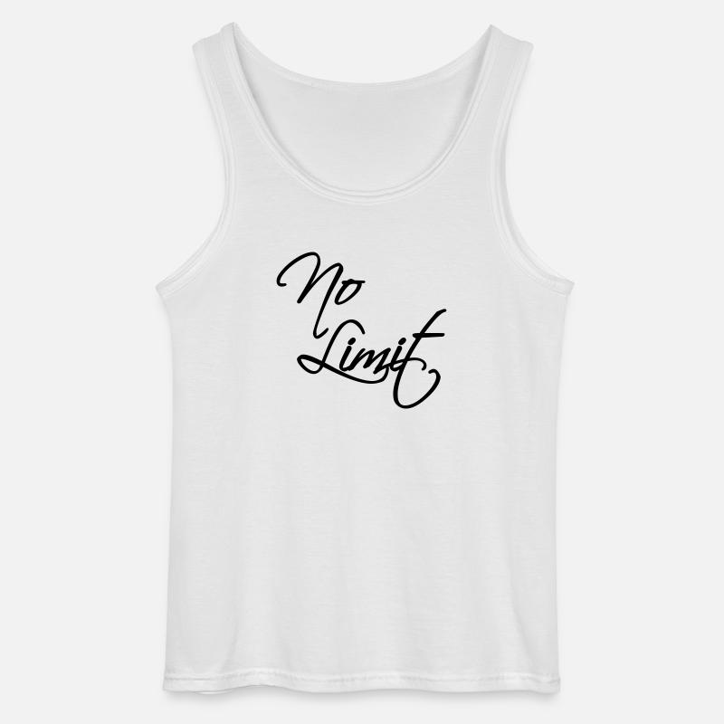 No Limit - Gildan Männer Tank Top - Weiß