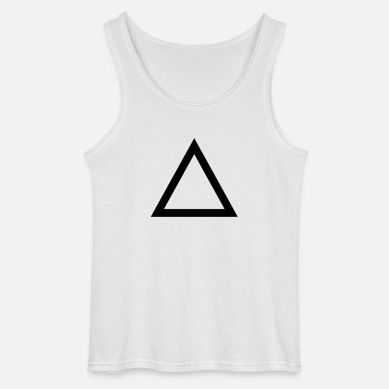 Dreieck - Gildan Männer Tank Top - Weiß