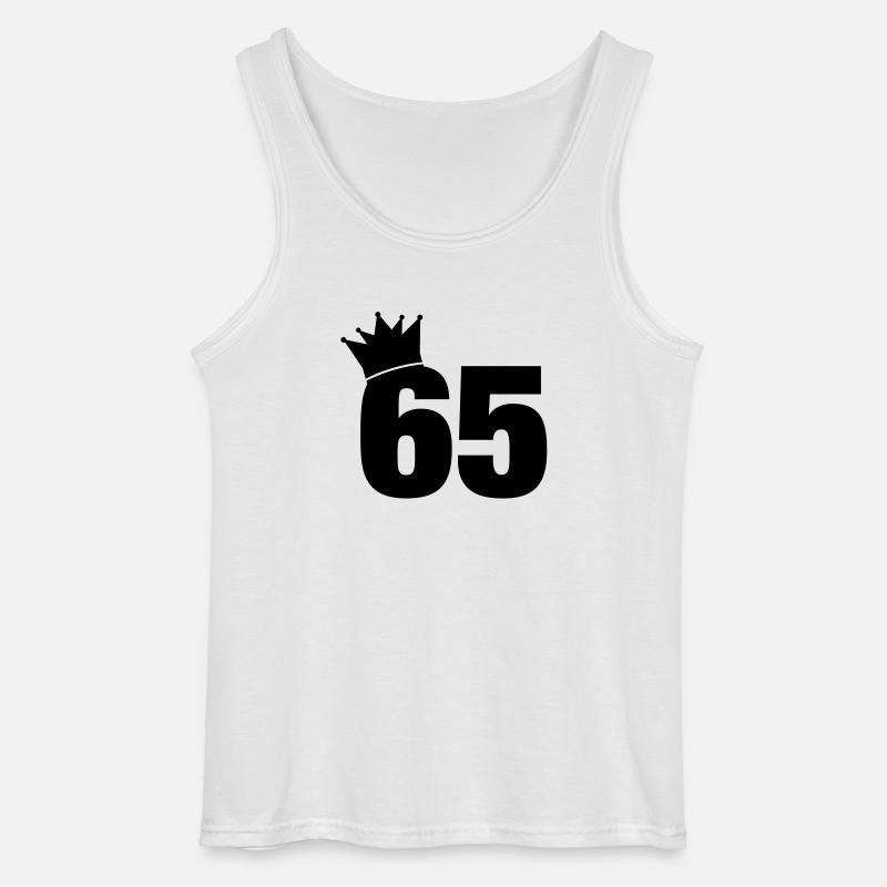 65_krone_f1 - Gildan Männer Tank Top - Weiß