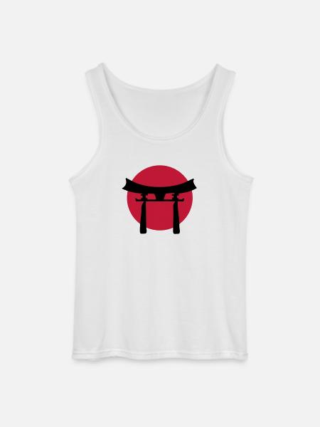 japan_sign_2c - Gildan Männer Tank Top - Weiß