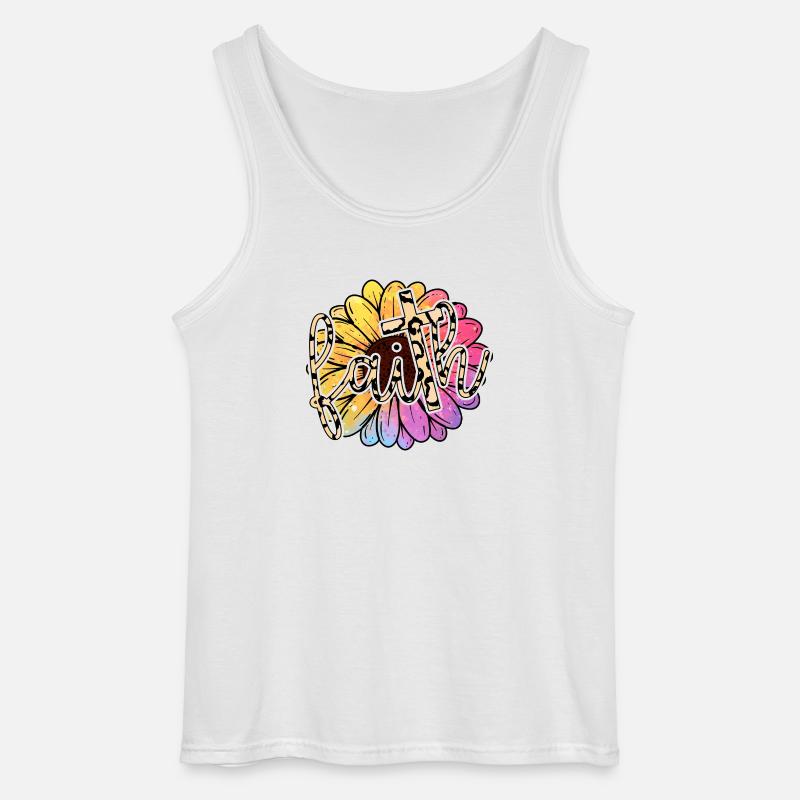 Glaube - Gildan Männer Tank Top - Weiß