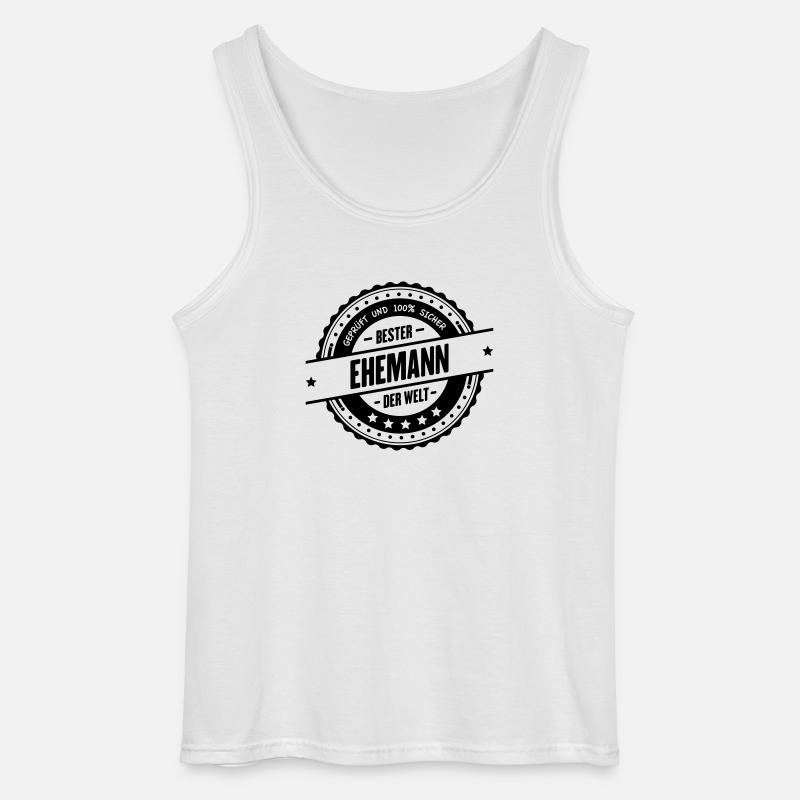 Bester Ehemann - Gildan Männer Tank Top - Weiß