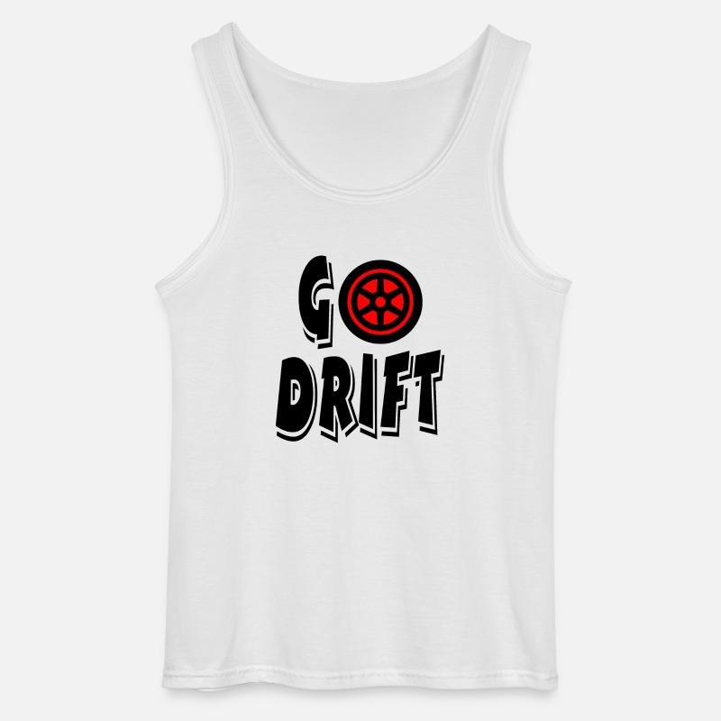Auto - Gildan Männer Tank Top - Weiß