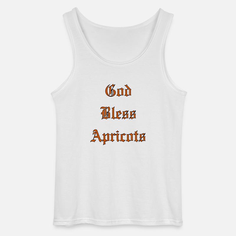 GodBlessApricots - Gildan Männer Tank Top - Weiß