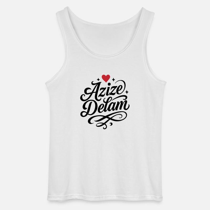 Azize Delam Persisch Iran - Gildan Männer Tank Top - Weiß