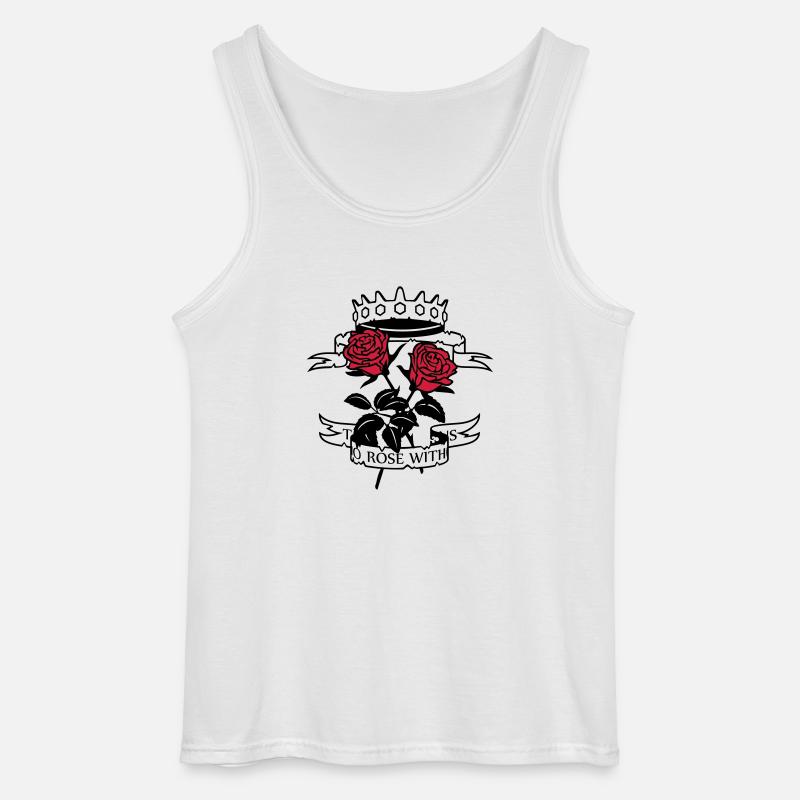 There is no rose.. - Gildan Männer Tank Top - Weiß