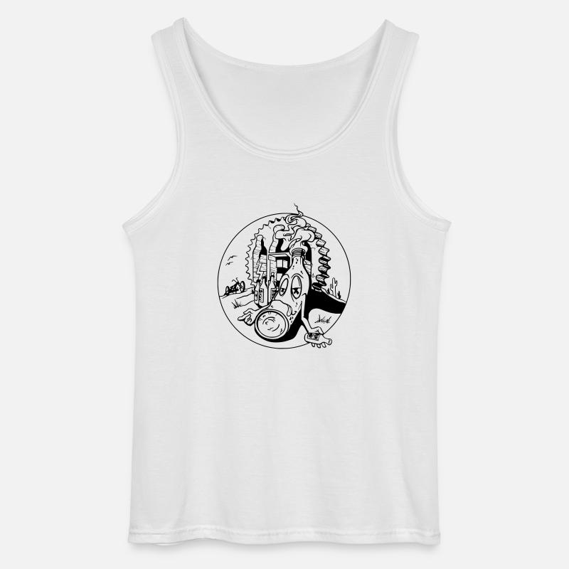 Lay Down - Gildan Männer Tank Top - Weiß