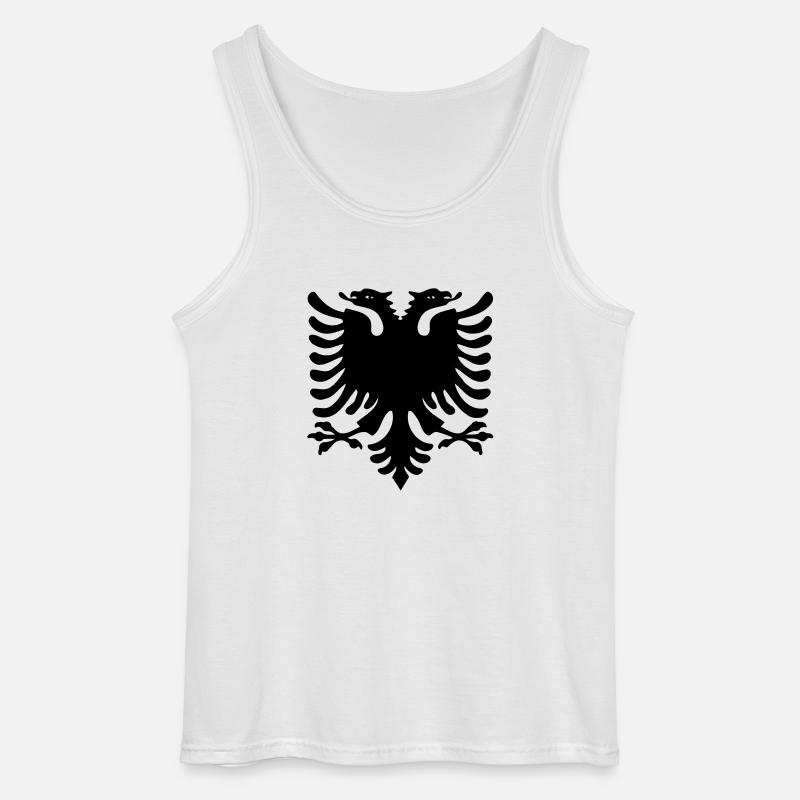 double-headed eagle - Gildan Men’s Tank Top - white