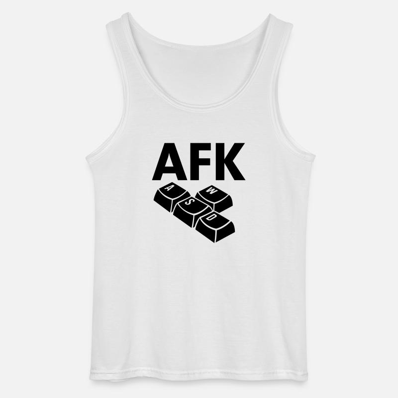 keyboard - Gildan Männer Tank Top - Weiß