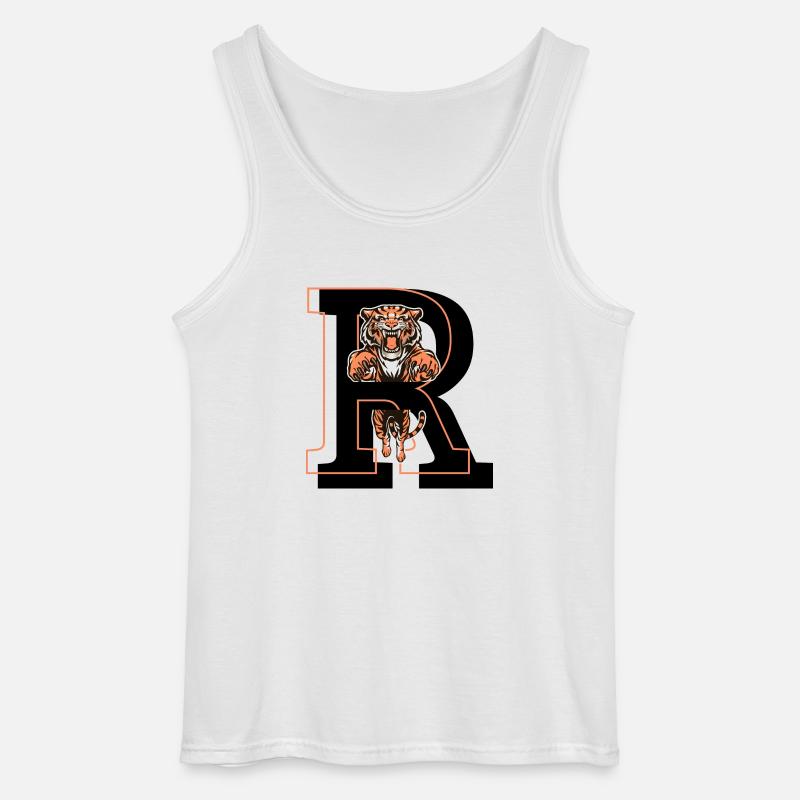Tiger Brief - Geschenkidee - Gildan Männer Tank Top - Weiß