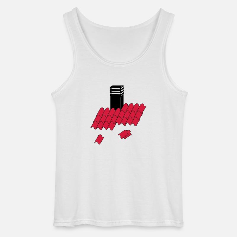 Überdachung _chimney_c1 - Gildan Männer Tank Top - Weiß