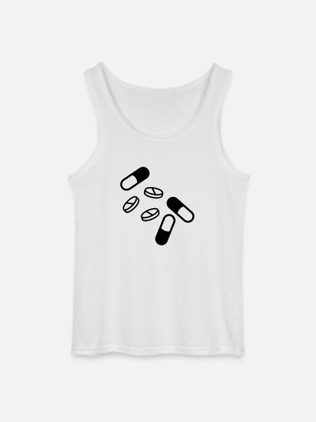 pillen_und_tabletten_f1 - Gildan Men’s Tank Top - white