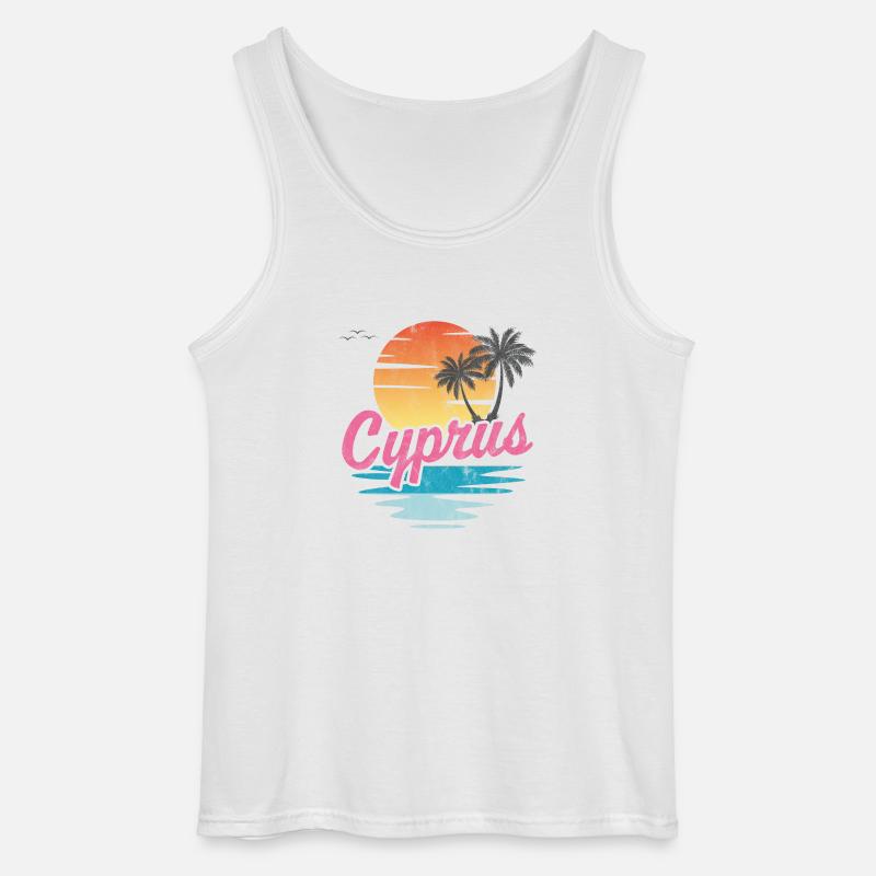Zypern - Gildan Männer Tank Top - Weiß