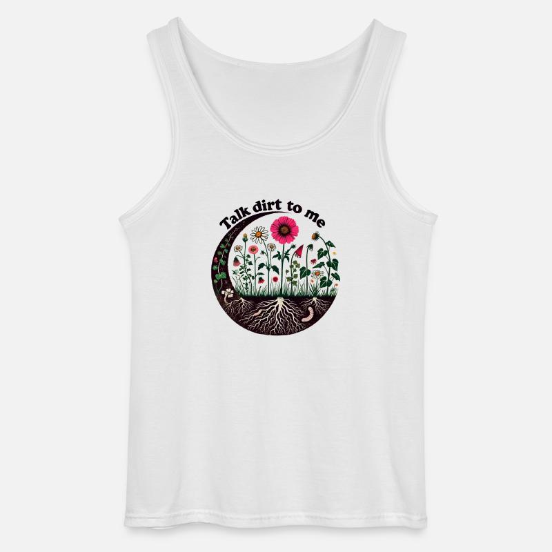 Sprich Dreck mit mir - Gildan Männer Tank Top - Weiß