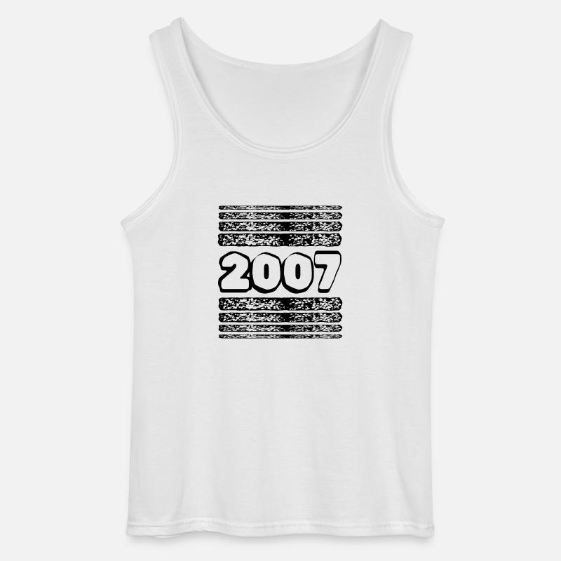 Jahr 2007 - Gildan Männer Tank Top - Weiß