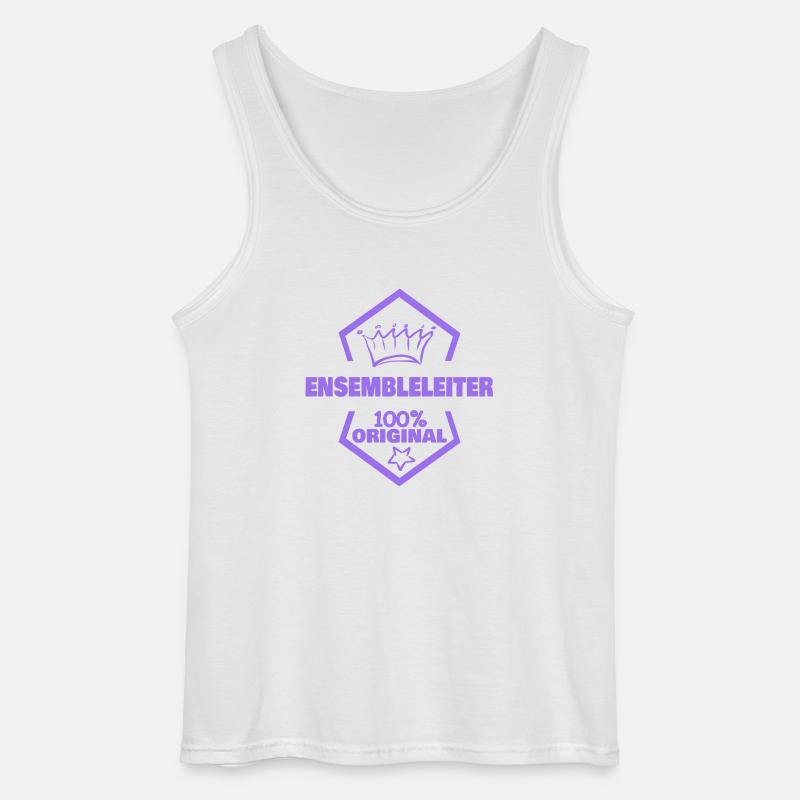 Arbeit Ensembleleiter - Gildan Männer Tank Top - Weiß