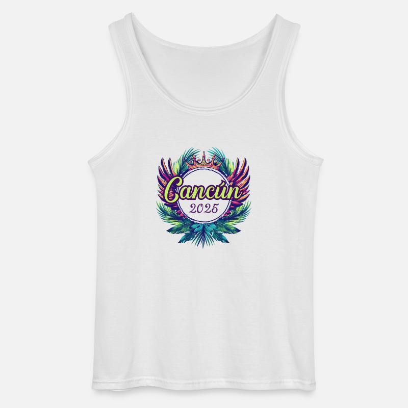 Cancun 2025 Team - Gildan Männer Tank Top - Weiß