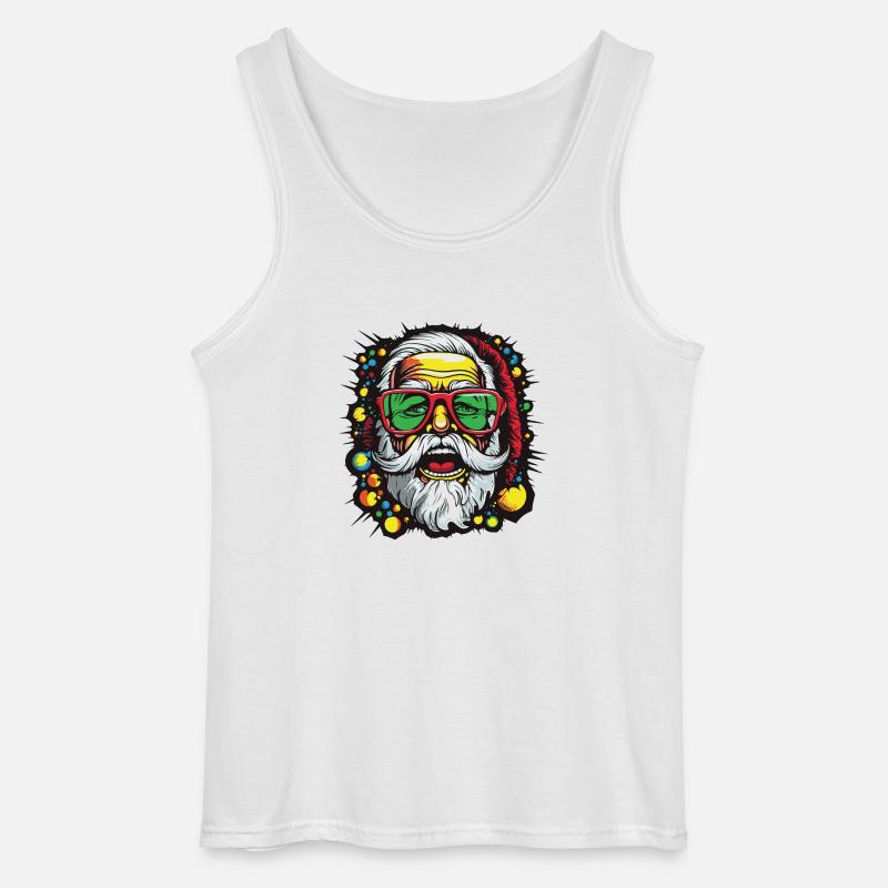 santa weihnachtsmann - Gildan Männer Tank Top - Weiß