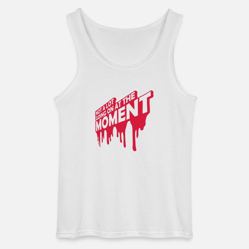 Not much going on - Gildan Männer Tank Top - Weiß