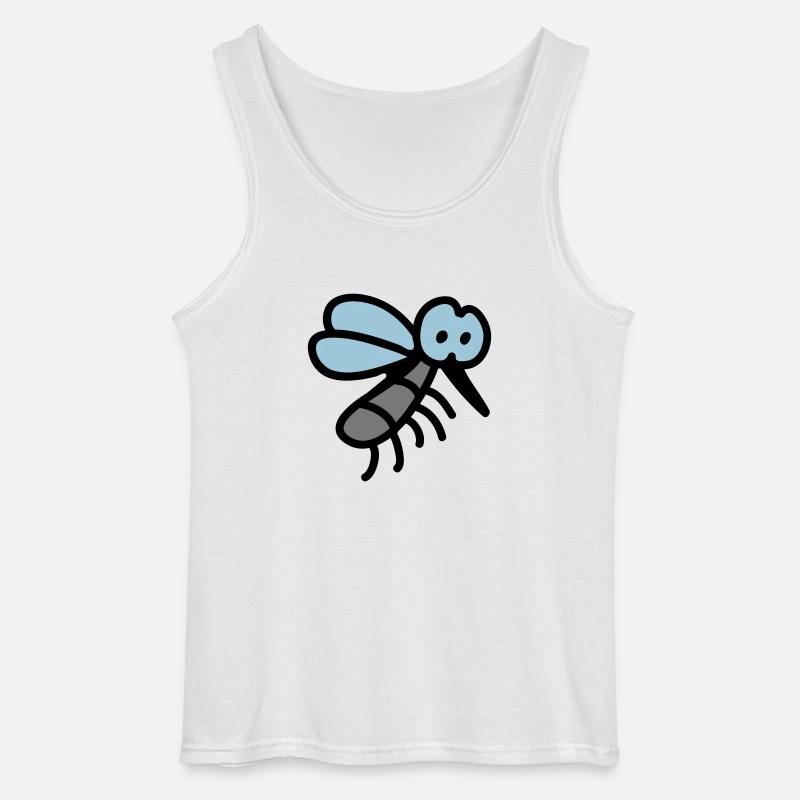 Mücke - Insekt 3 - Gildan Männer Tank Top - Weiß