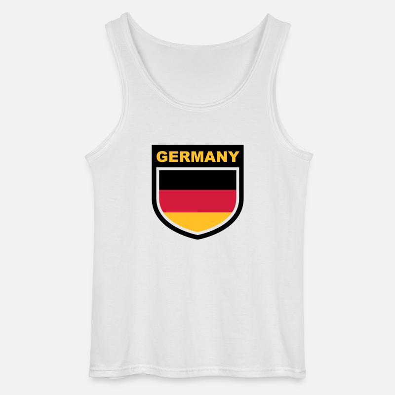 germany_emblem - Gildan Männer Tank Top - Weiß
